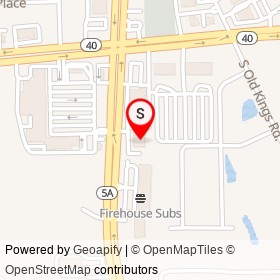 AutoZone on South Nova Road, Ormond Beach Florida - location map