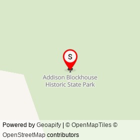 Addison Blockhouse Historic State Park on , Ormond Beach Florida - location map