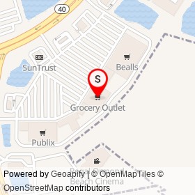 Grocery Outlet on West Granada Boulevard, Ormond Beach Florida - location map