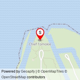 Chief Tomokie on Parknership Loop, Ormond Beach Florida - location map