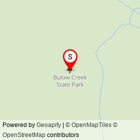 Bulow Creek State Park on , Ormond Beach Florida - location map