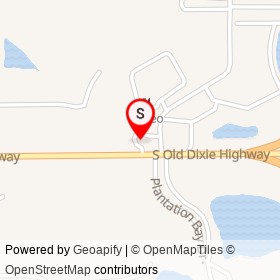 BP on South Old Dixie Highway,  Florida - location map