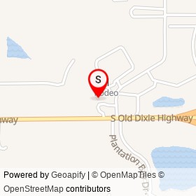 Joe's New York Style Pizza on South Old Dixie Highway,  Florida - location map
