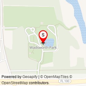 Wadsworth Park on , Flagler Beach Florida - location map