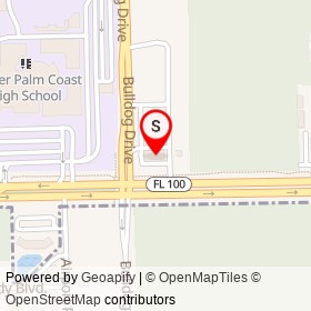 Wawa on Moody Boulevard, Palm Coast Florida - location map