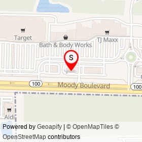 McDonald's on Moody Boulevard, Palm Coast Florida - location map