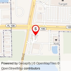 Taco Bell on Moody Boulevard, Palm Coast Florida - location map