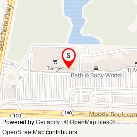 Starbucks on Moody Boulevard, Palm Coast Florida - location map