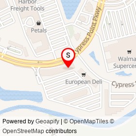 City Repertory Theatre on Cypress Point Parkway, Palm Coast Florida - location map
