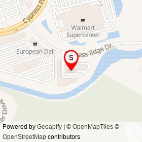 CubeSmart Storage on Cypress Edge Drive, Palm Coast Florida - location map