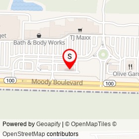 Subway on Moody Boulevard, Palm Coast Florida - location map
