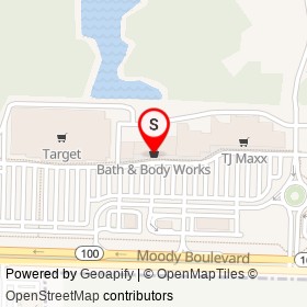 Bath & Body Works on Moody Boulevard, Palm Coast Florida - location map