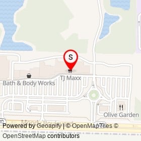 TJ Maxx on Moody Boulevard, Bunnell Florida - location map