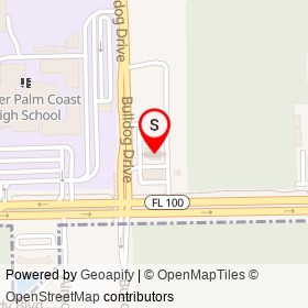 Wawa on Bulldog Drive, Palm Coast Florida - location map