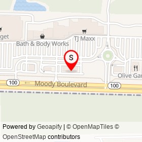 Tropical Smoothie Cafe on Moody Boulevard, Palm Coast Florida - location map