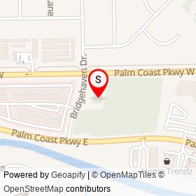 O'Reilly Auto Parts on Bridgehaven Drive, Palm Coast Florida - location map