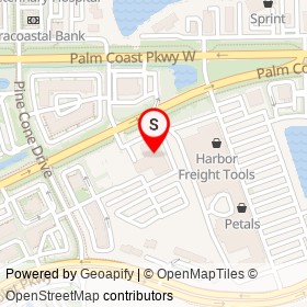 Palm Coast Ford on Palm Coast Parkway East, Palm Coast Florida - location map