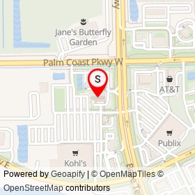 AutoZone on Belle Terre Parkway, Palm Coast Florida - location map