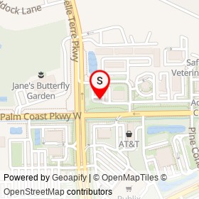 Exxon on Palm Coast Parkway West, Palm Coast Florida - location map