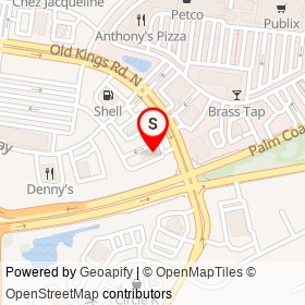 Wendy's on Old Kings Road North, Palm Coast Florida - location map