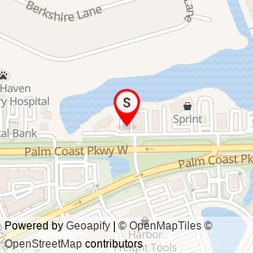 Texaco Xpress Lube on Palm Coast Parkway West, Palm Coast Florida - location map