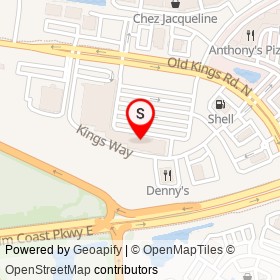 Bruno's Pizza on Kings Way, Palm Coast Florida - location map
