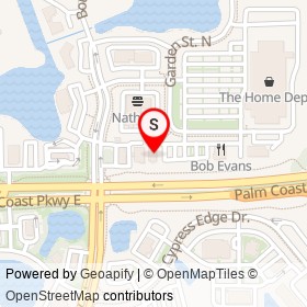 Ruby Tuesday's on Cypress Edge Drive, Palm Coast Florida - location map