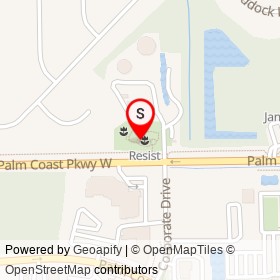 Heroes Memorial Park on , Palm Coast Florida - location map