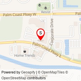 King Palace on Palm Coast Parkway East, Palm Coast Florida - location map