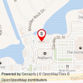 Outback Steakhouse on Cypress Edge Drive, Palm Coast Florida - location map