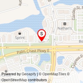 Chase on Palm Coast Parkway West, Palm Coast Florida - location map