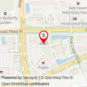 Kawa Sushi on Palm Coast Parkway West, Palm Coast Florida - location map