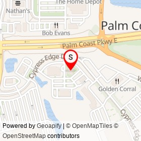 Carrabba's Italian Grill on Cypress Edge Drive, Palm Coast Florida - location map