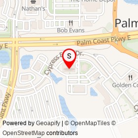 Parkway Medical Plaza on Cypress Edge Drive, Palm Coast Florida - location map