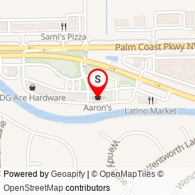 Aaron's on Palm Coast Parkway Southwest, Palm Coast Florida - location map