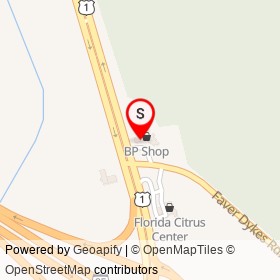 BP on US 1,  Florida - location map