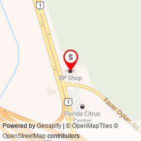 BP Shop on US 1,  Florida - location map