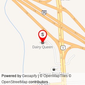 Dairy Queen on US 1,  Florida - location map