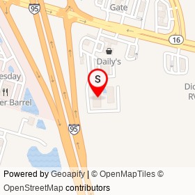 Star Motel Saint Augustine on I 95,  Florida - location map