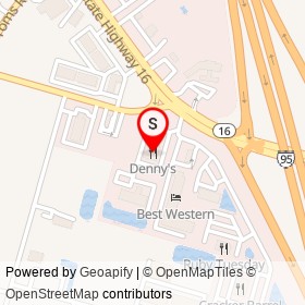 Denny's on Pensacola-St. Augustine Highway,  Florida - location map