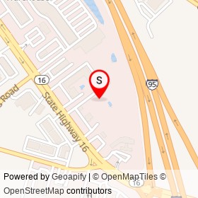 Super 8 by Wyndham St. Augustine on State Highway 16,  Florida - location map