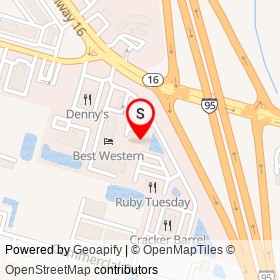 A1 Chinese Sushi Buffet on Pensacola-St. Augustine Highway,  Florida - location map