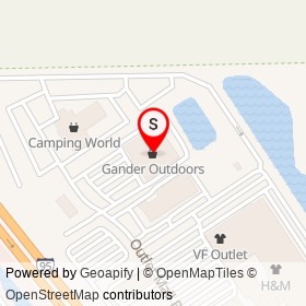 Gander Outdoors on Outlet Mall Boulevard,  Florida - location map