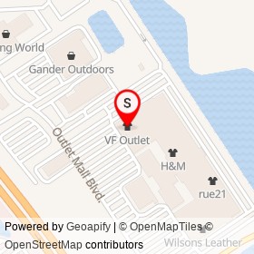VF Outlet on Outlet Mall Boulevard,  Florida - location map