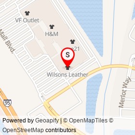 Wilsons Leather on Outlet Centre Drive,  Florida - location map
