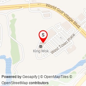 Cino's Pizza on West Town Place,  Florida - location map