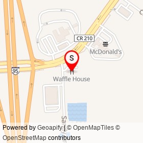 Waffle House on Sandy Creek Parkway,  Florida - location map