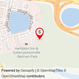 Residence Inn by Marriott Jacksonville South/Bartram Park on Village Lake Circle, Jacksonville Florida - location map