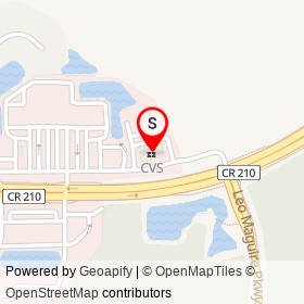 CVS on CR 210,  Florida - location map