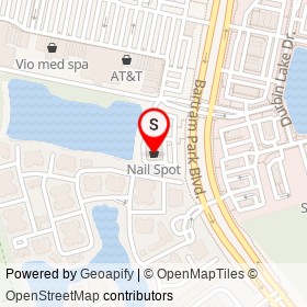 Nail Spot on Bartram Park Boulevard, Jacksonville Florida - location map